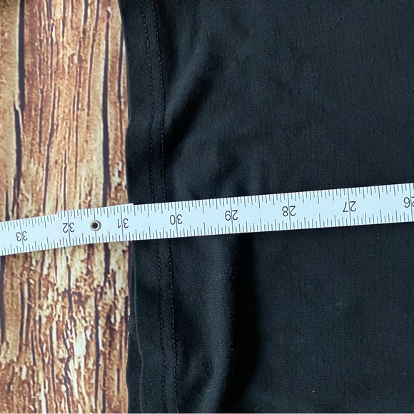 TOV Holy- G inc Short Sleeve  Black Dress Tunic Zipper Up Back Size EUR 40/US 8 - Picture 11 of 14